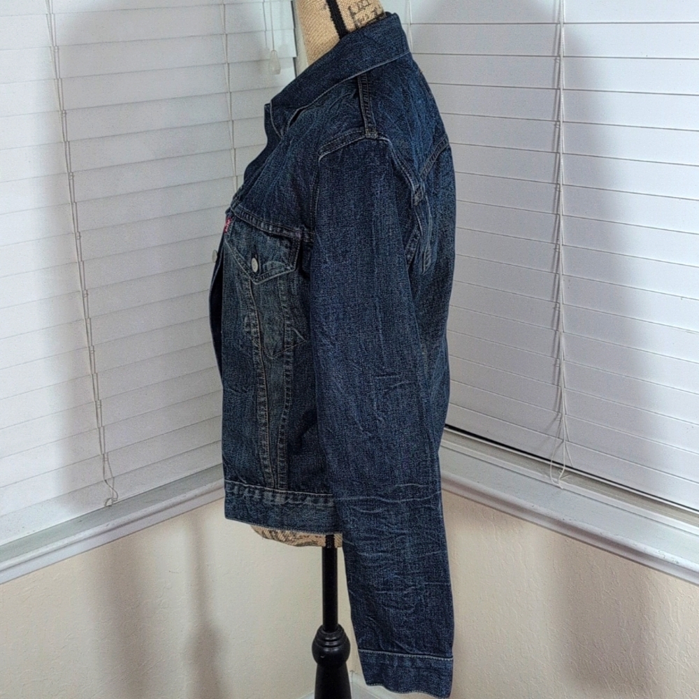 Levi's Trucker Jean Jacket Size M - Picture 6 of 12